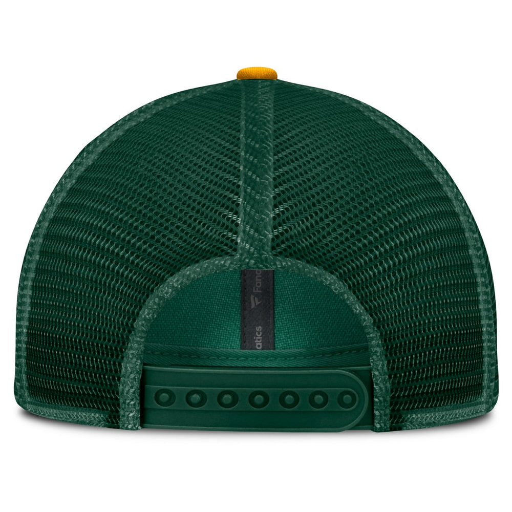 Green Bay Packers Franchise Trucker Adjustable Hat Green/Gold | Fanatics