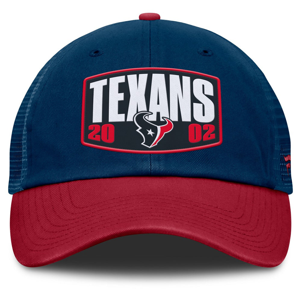 Houston Texans Franchise Trucker Adjustable Hat Navy/Red | Fanatics