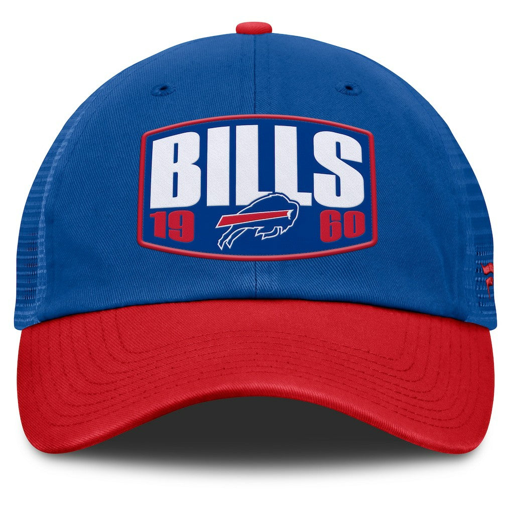 Buffalo Bills Franchise Trucker Adjustable Hat Royal/Red | Fanatics