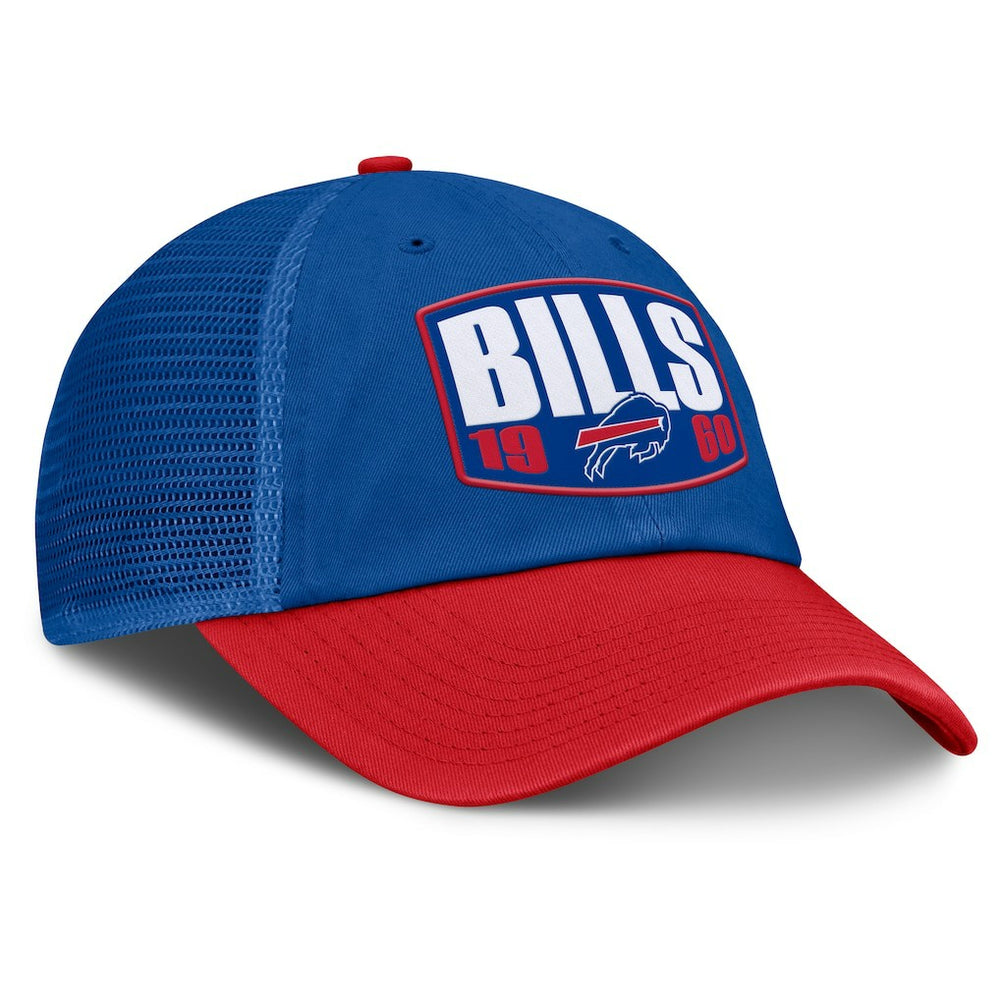 Buffalo Bills Franchise Trucker Adjustable Hat Royal/Red | Fanatics