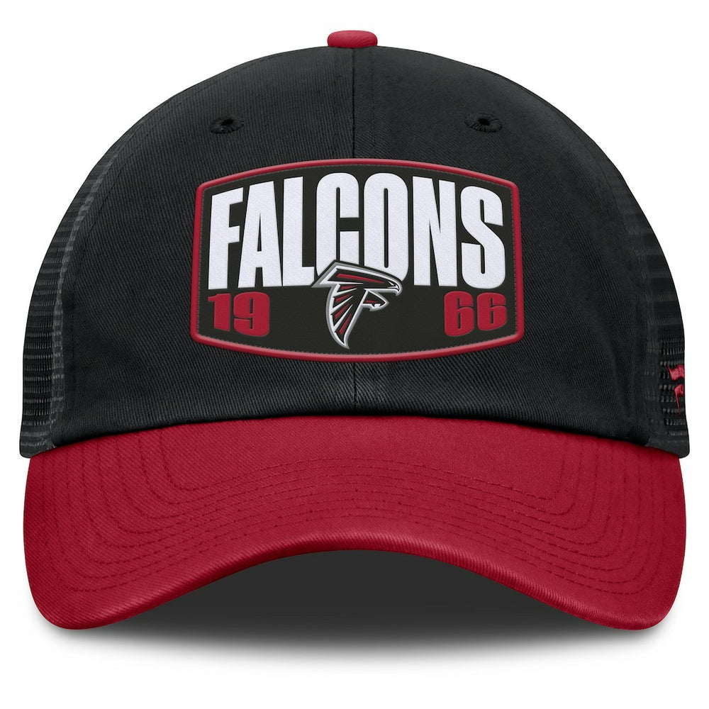 Atlanta Falcons Franchise Trucker Adjustable Hat Black/Red | Fanatics
