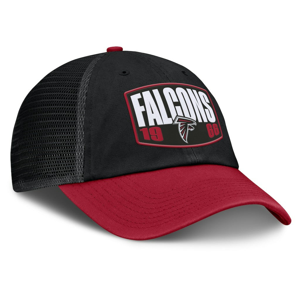 Atlanta Falcons Franchise Trucker Adjustable Hat Black/Red | Fanatics