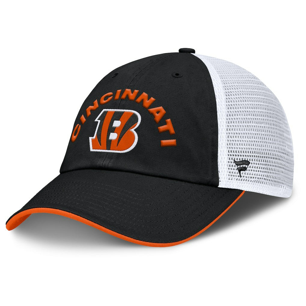 Cincinnati Bengals Reverse Trucker Adjustable Hat Black/White | Fanatics