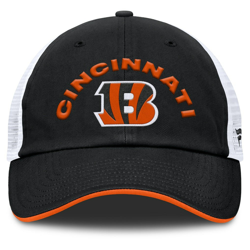 Cincinnati Bengals Reverse Trucker Adjustable Hat Black/White | Fanatics
