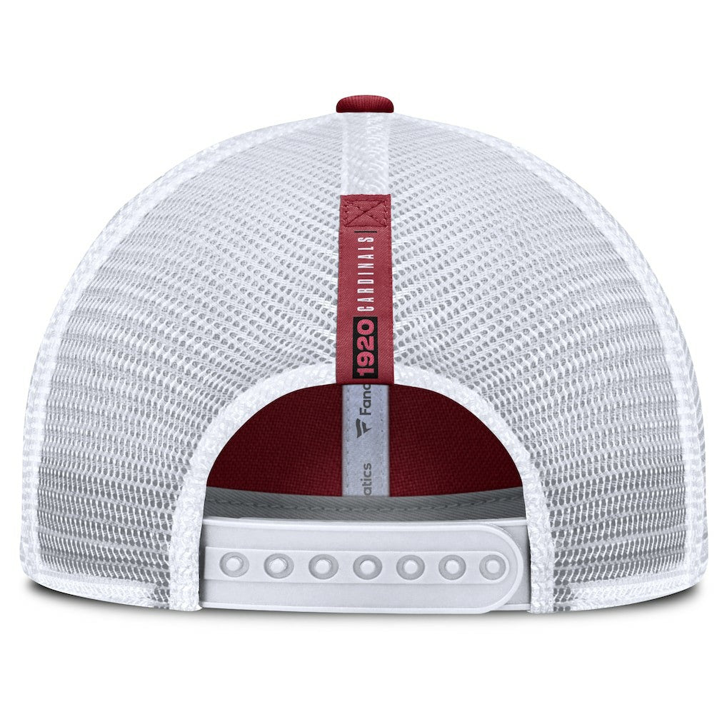 Arizona Cardinals Reverse Trucker Adjustable Hat Cardinal/White | Fanatics
