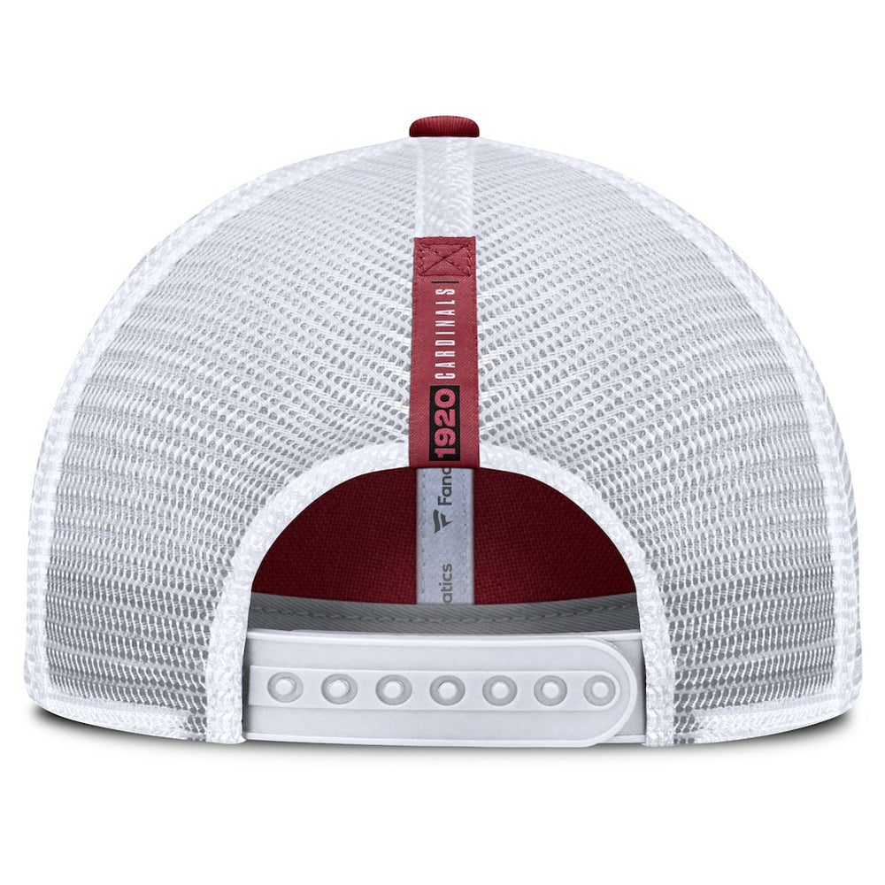 Arizona Cardinals Reverse Trucker Adjustable Hat Cardinal/White | Fanatics