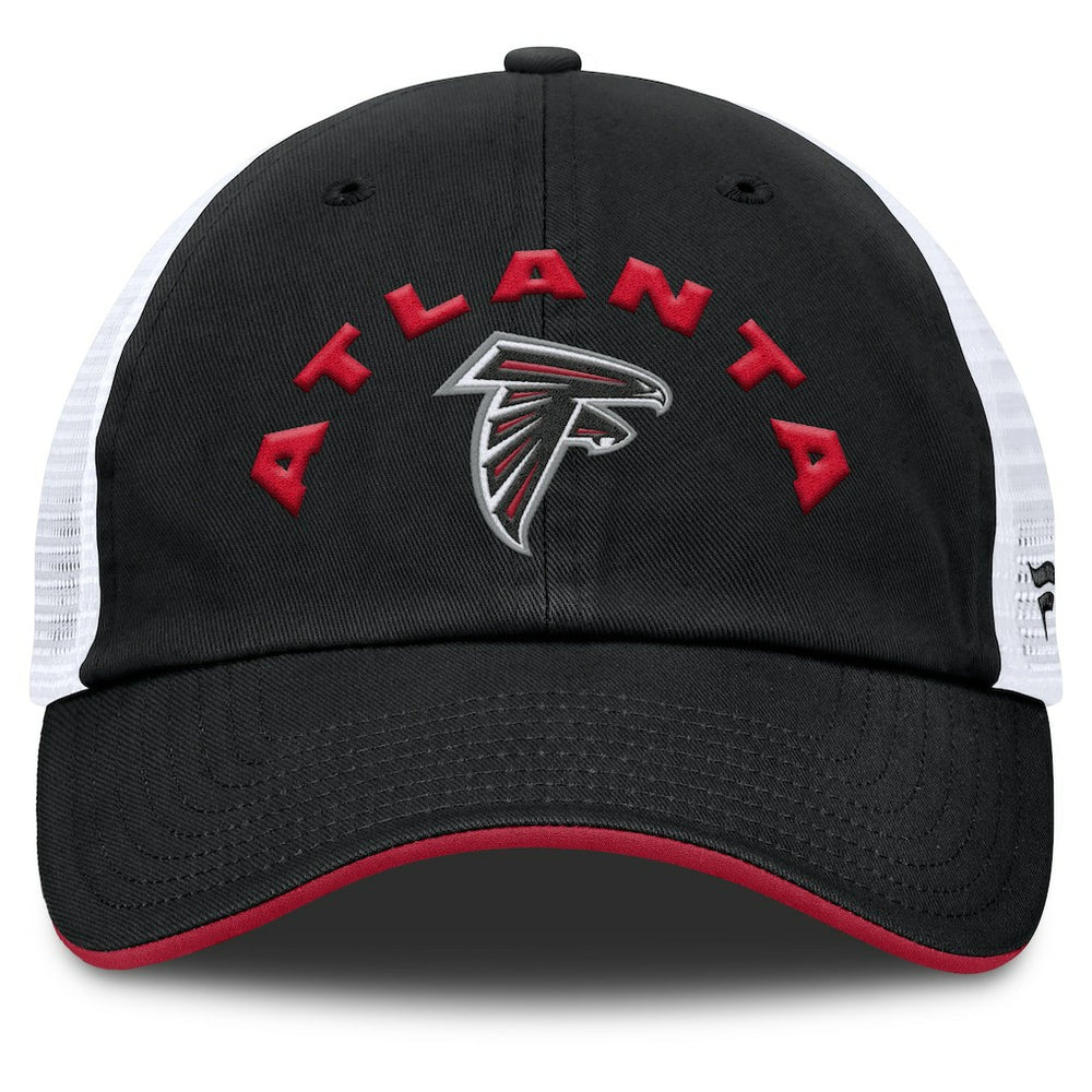 Atlanta Falcons Reverse Trucker Adjustable Hat Black/White | Fanatics