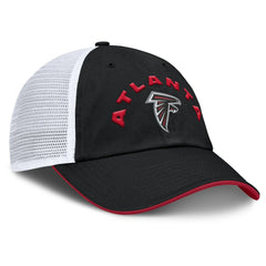 Atlanta Falcons Reverse Trucker Adjustable Hat Black/White | Fanatics