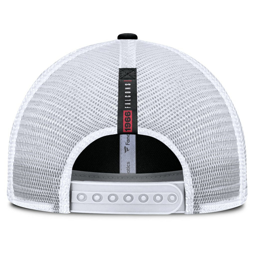 Atlanta Falcons Reverse Trucker Adjustable Hat Black/White | Fanatics