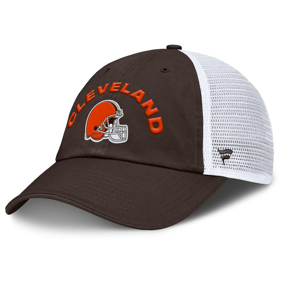 Cleveland Browns Reverse Trucker Adjustable Hat Brown/White | Fanatics