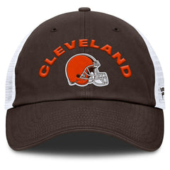 Cleveland Browns Reverse Trucker Adjustable Hat Brown/White | Fanatics