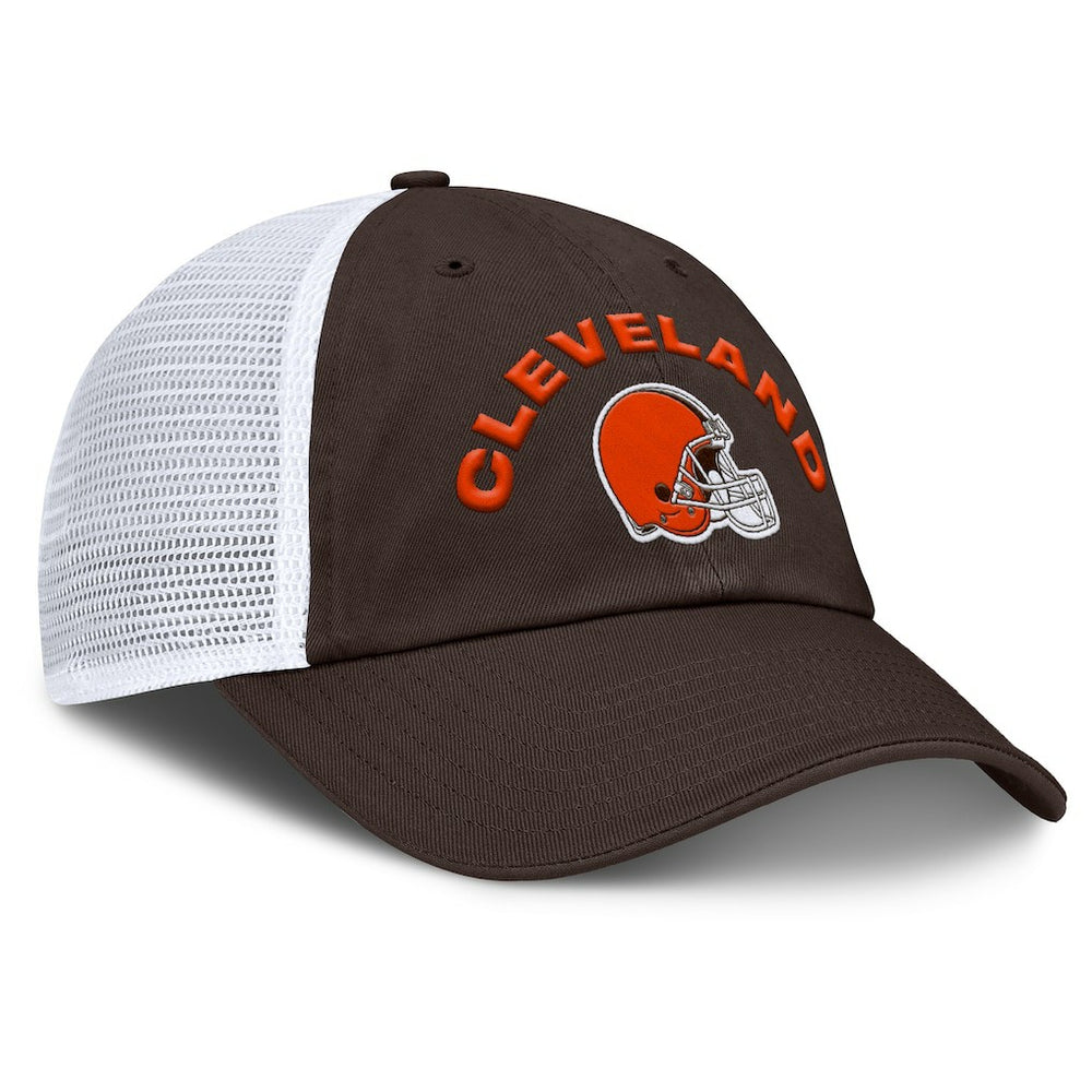 Cleveland Browns Reverse Trucker Adjustable Hat Brown/White | Fanatics