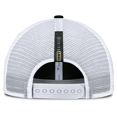 New Orleans Saints Reverse Trucker Adjustable Hat Black/White | Fanatics