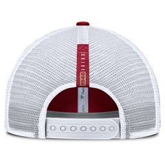San Francisco 49ers Reverse Trucker Adjustable Hat Scarlet/White | Fanatics