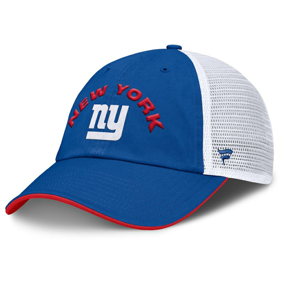 New York Giants Reverse Trucker Adjustable Hat Royal/White | Fanatics