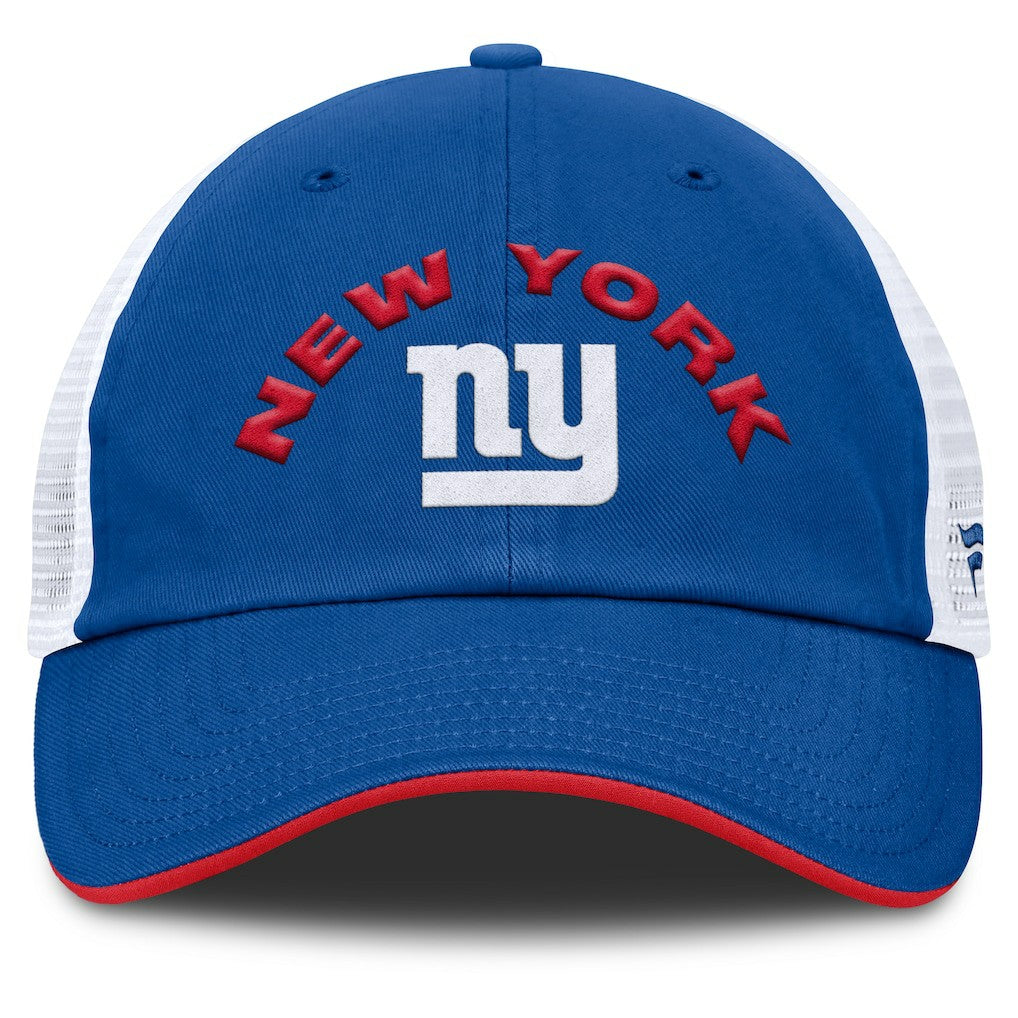 New York Giants Reverse Trucker Adjustable Hat Royal/White | Fanatics