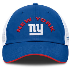New York Giants Reverse Trucker Adjustable Hat Royal/White | Fanatics