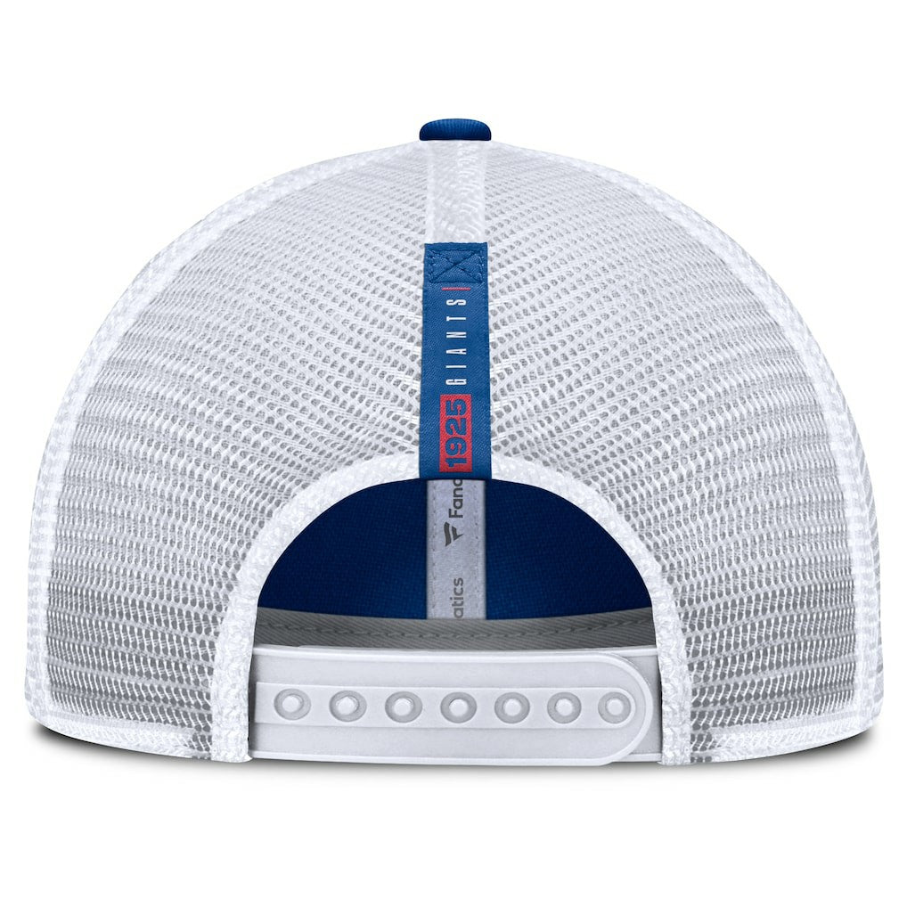 New York Giants Reverse Trucker Adjustable Hat Royal/White | Fanatics