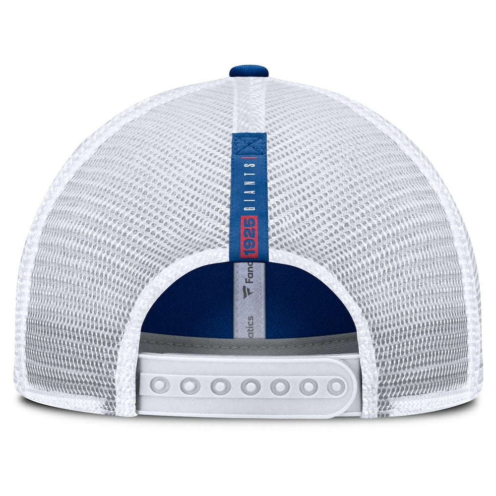 New York Giants Reverse Trucker Adjustable Hat Royal/White | Fanatics