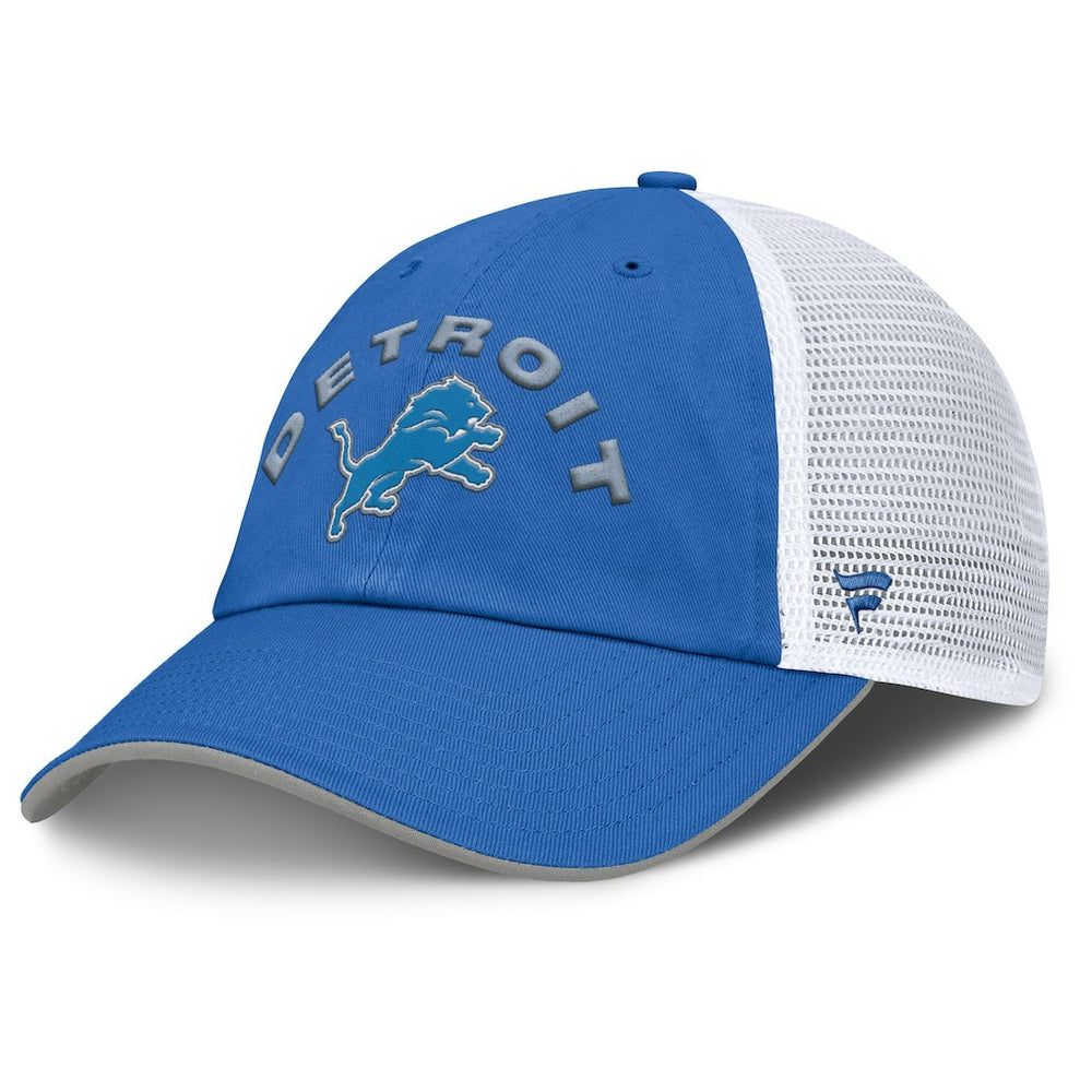 Detroit Lions Reverse Trucker Adjustable Hat Blue/White | Fanatics