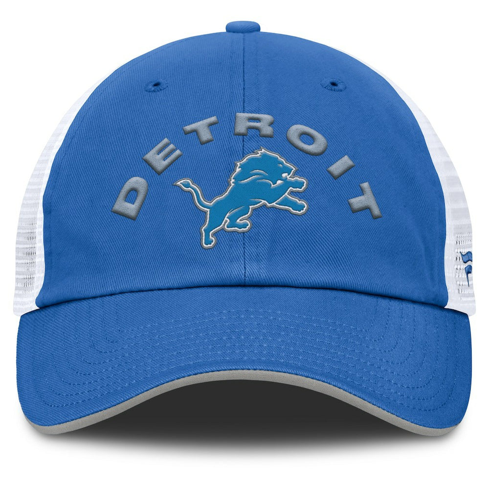 Detroit Lions Reverse Trucker Adjustable Hat Blue/White | Fanatics