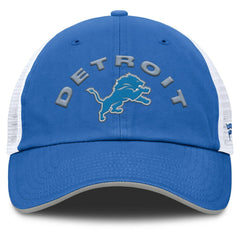Detroit Lions Reverse Trucker Adjustable Hat Blue/White | Fanatics