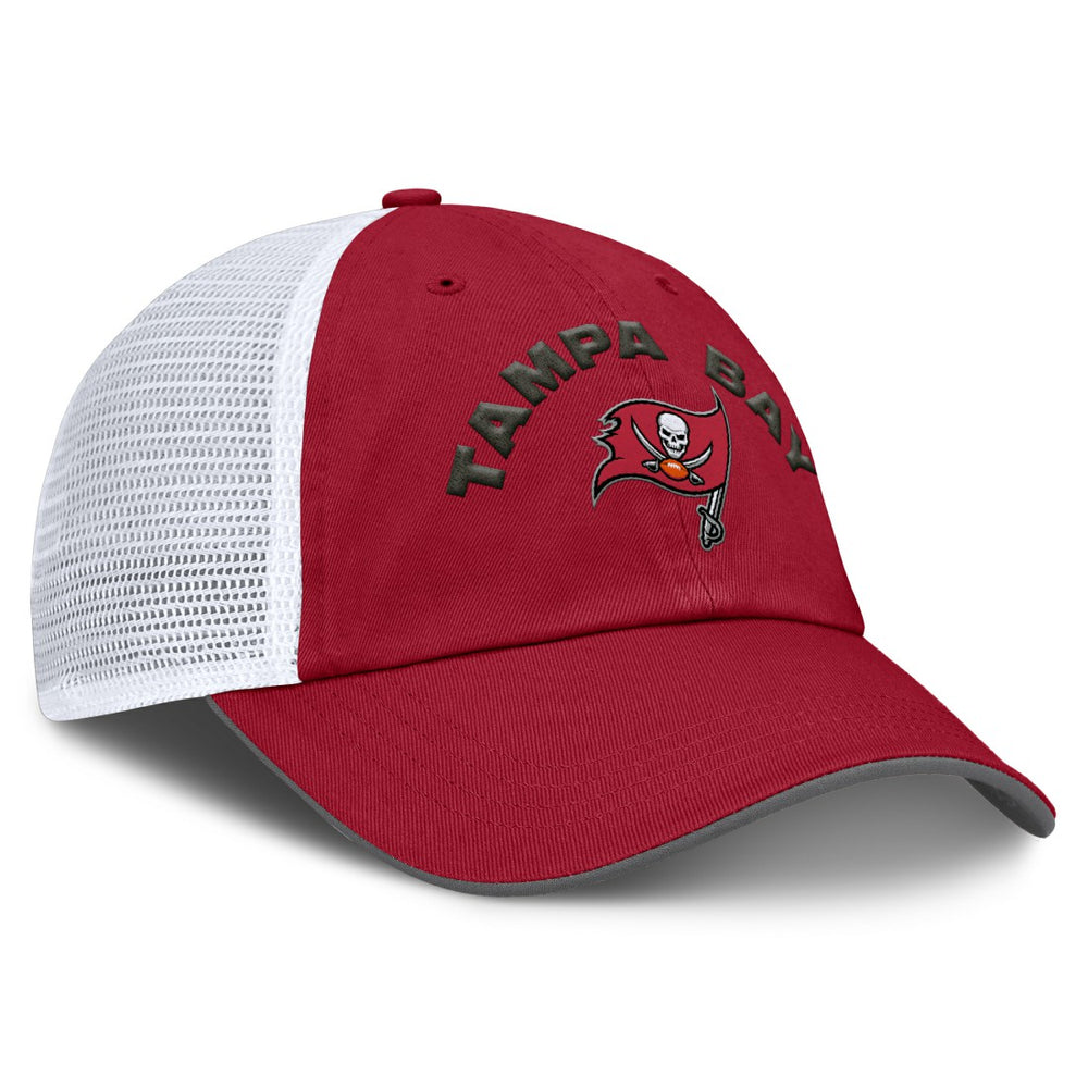 Tampa Bay Buccaneers Reverse Trucker Adjustable Hat Red/White | Fanatics