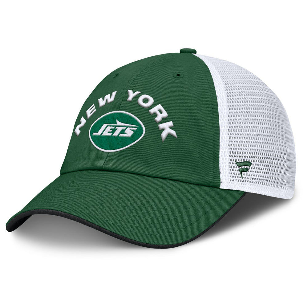 New York Jets Reverse Trucker Adjustable Hat Green/White | Fanatics