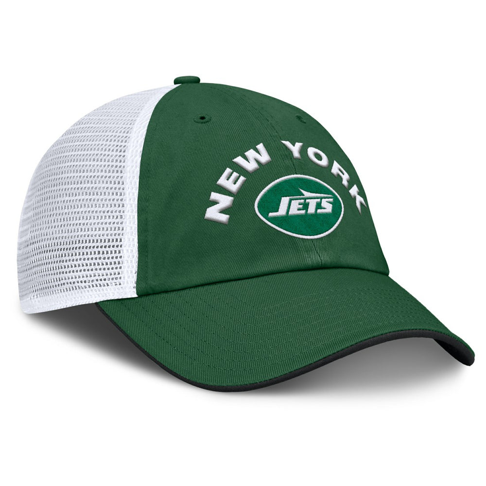 New York Jets Reverse Trucker Adjustable Hat Green/White | Fanatics