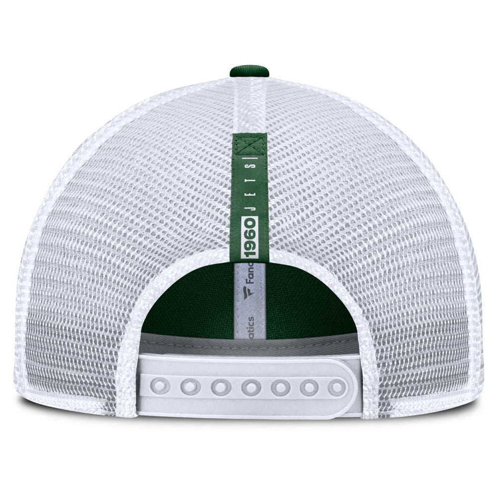 New York Jets Reverse Trucker Adjustable Hat Green/White | Fanatics