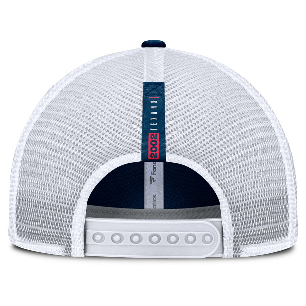 Houston Texans Reverse Trucker Adjustable Hat Navy/White | Fanatics