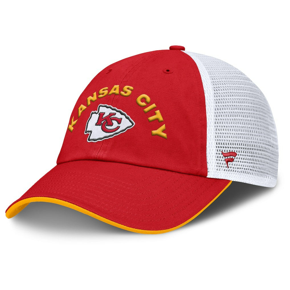 Kansas City Chiefs Reverse Trucker Adjustable Hat Red/White | Fanatics