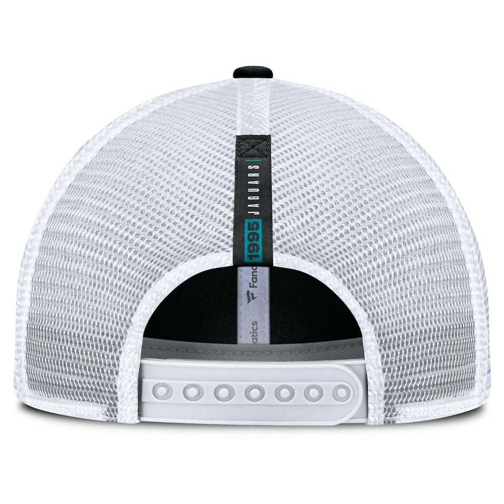 Jacksonville Jaguars Reverse Trucker Adjustable Hat Black/White | Fanatics