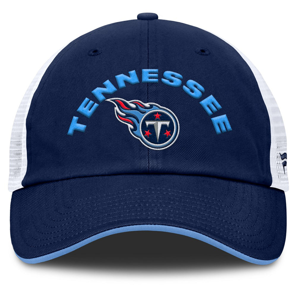 Tennessee Titans Reverse Trucker Adjustable Hat Navy/White | Fanatics