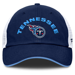Tennessee Titans Reverse Trucker Adjustable Hat Navy/White | Fanatics