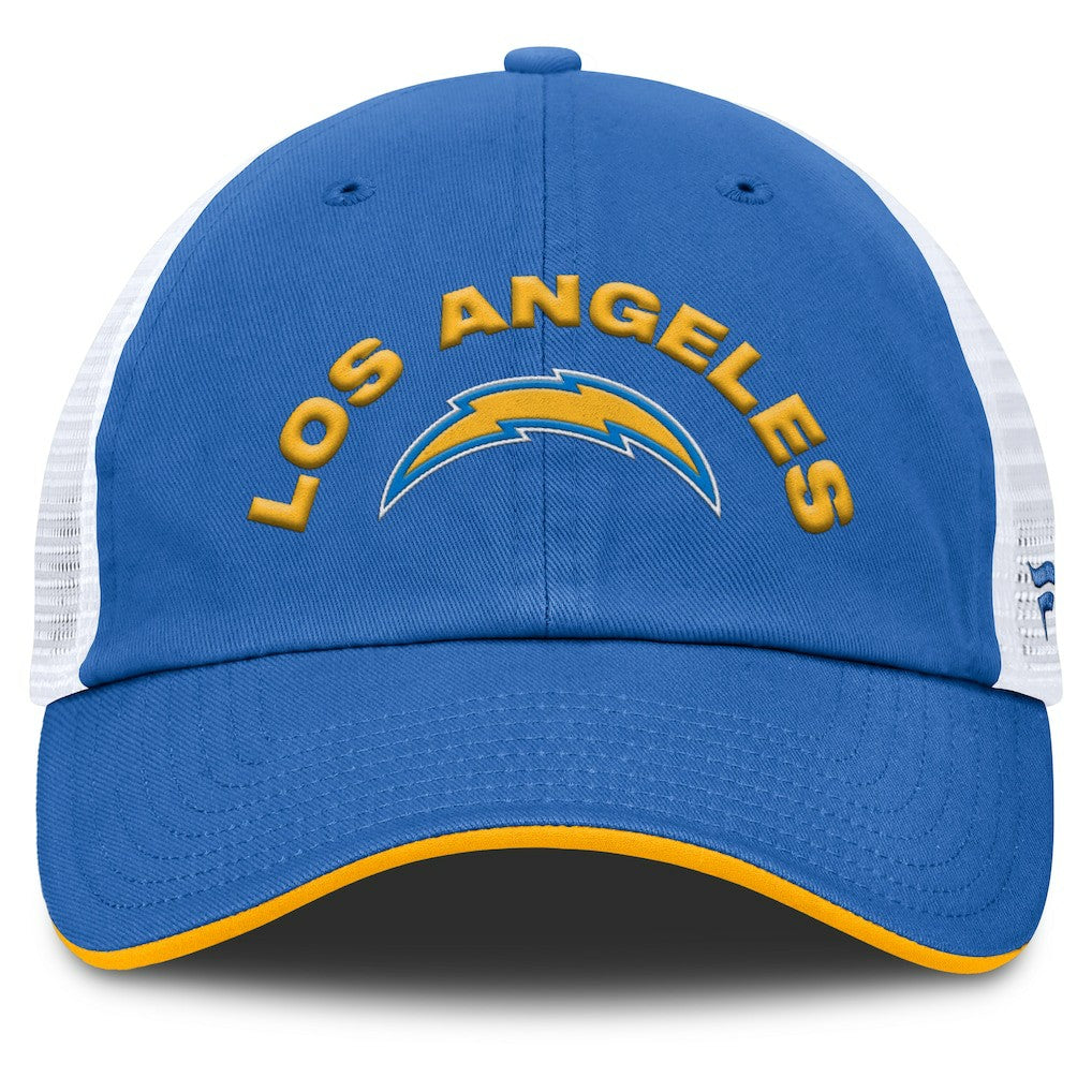 Los Angeles Chargers Reverse Trucker Adjustable Hat Powder Blue/White | Fanatics