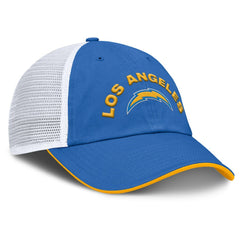Los Angeles Chargers Reverse Trucker Adjustable Hat Powder Blue/White | Fanatics