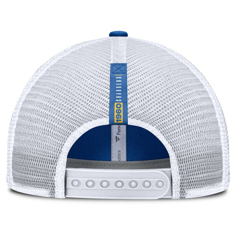 Los Angeles Chargers Reverse Trucker Adjustable Hat Powder Blue/White | Fanatics