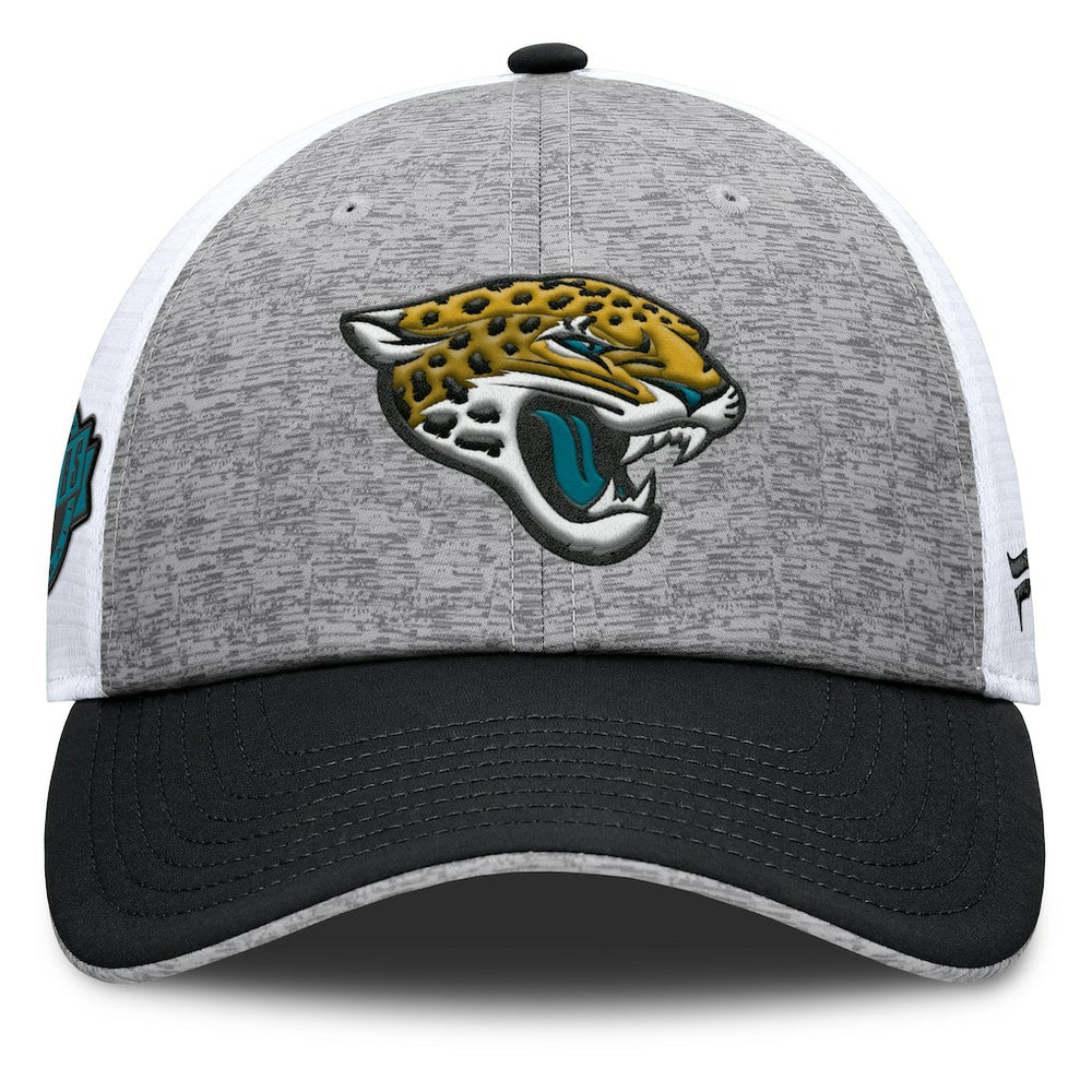 Jacksonville Jaguars Option Trucker Adjustable Hat Gray/Black | Fanatics