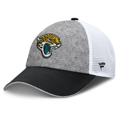 Jacksonville Jaguars Option Trucker Adjustable Hat Gray/Black | Fanatics