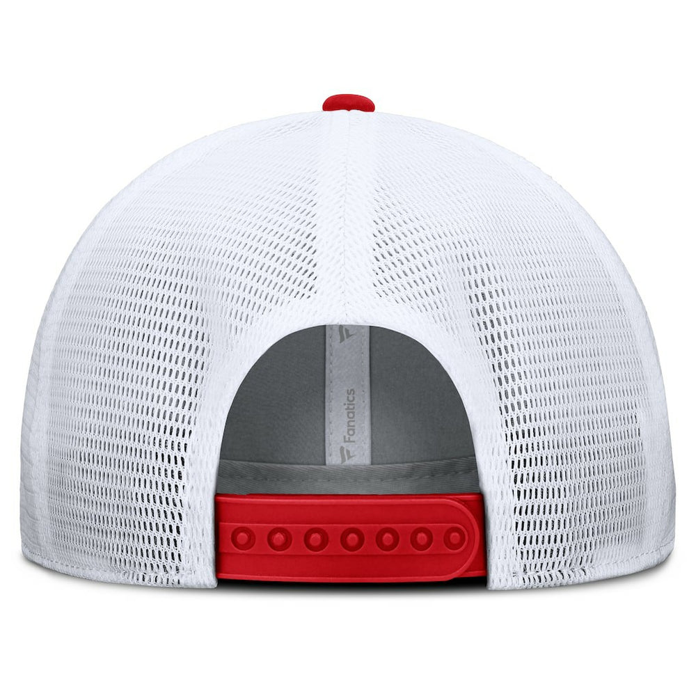 Kansas City Chiefs Option Trucker Adjustable Hat Gray/Red | Fanatics