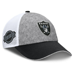 Las Vegas Raiders Option Trucker Adjustable Hat Gray/Black | Fanatics