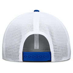 Los Angeles Rams Option Trucker Adjustable Hat Gray/Royal | Fanatics