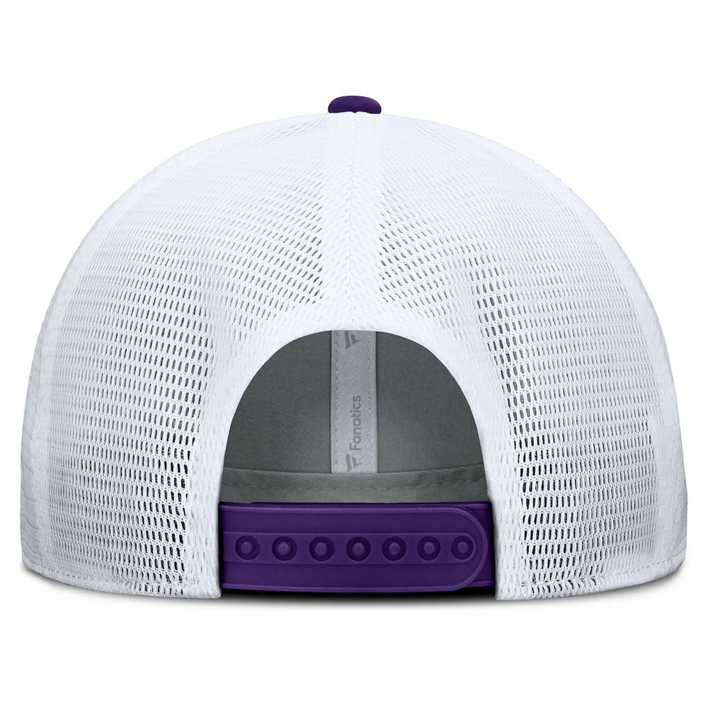 Minnesota Vikings Option Trucker Adjustable Hat Gray/Purple | Fanatics