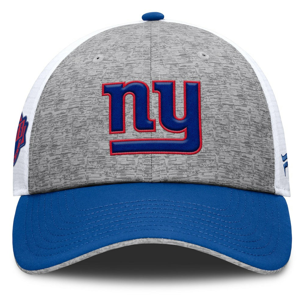New York Giants Option Trucker Adjustable Hat Gray/Royal | Fanatics