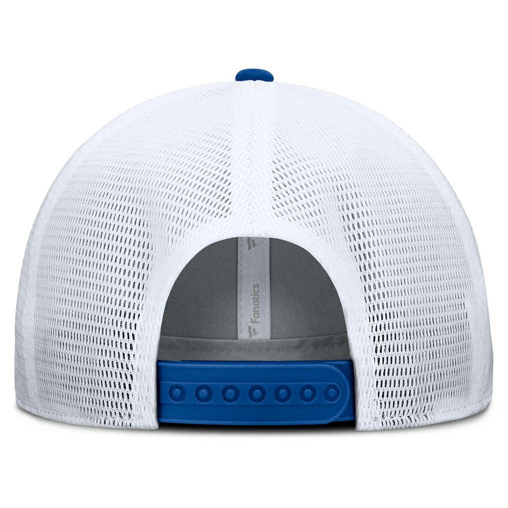 New York Giants Option Trucker Adjustable Hat Gray/Royal | Fanatics