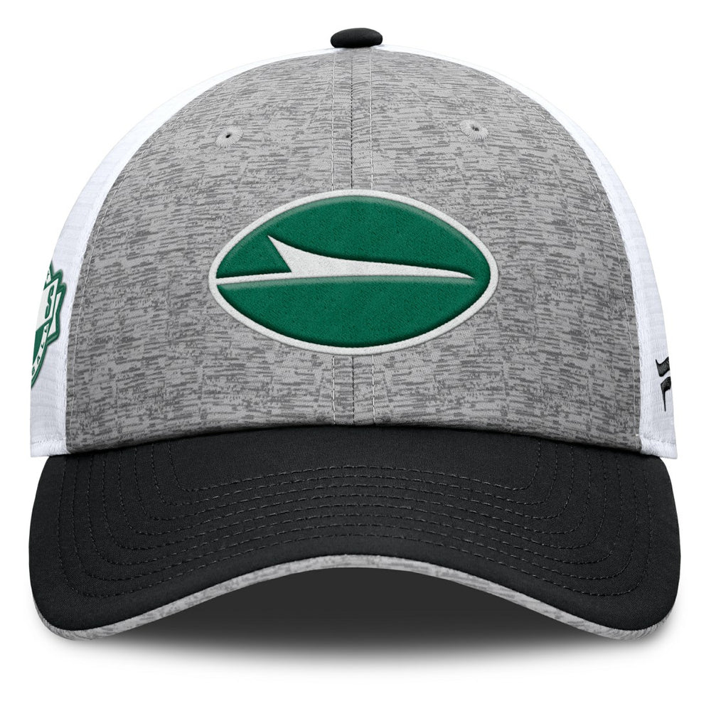 New York Jets Option Trucker Adjustable Hat Gray/Black | Fanatics