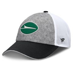 New York Jets Option Trucker Adjustable Hat Gray/Black | Fanatics