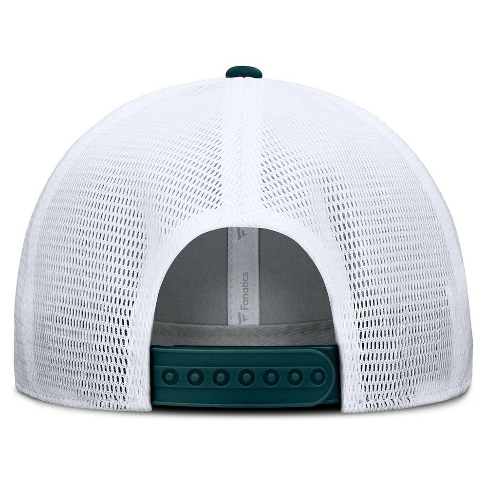 Philadelphia Eagles Option Trucker Adjustable Hat Gray/Green | Fanatics