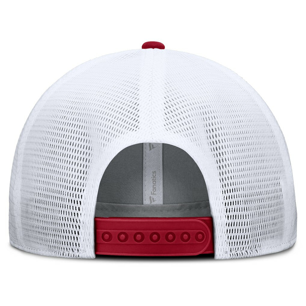 San Francisco 49ers Option Trucker Adjustable Hat Gray/Scarlet | Fanatics